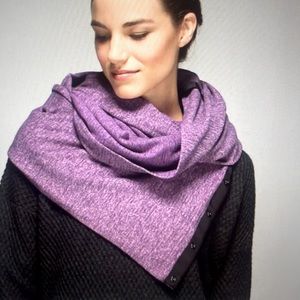 Lululemon Vinyasa scarf - purple and grey